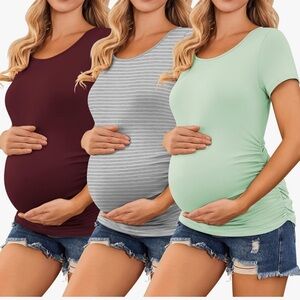 MATERNITY BUNDLE Shirts Size Large L 4 Shirts Total